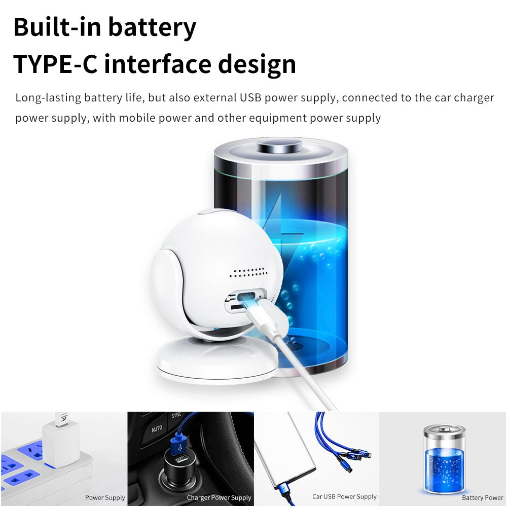 A5 Night Vision Motion Detection Camera 1080P HD 170 Degree Wide Angle Smart WiFi Camera