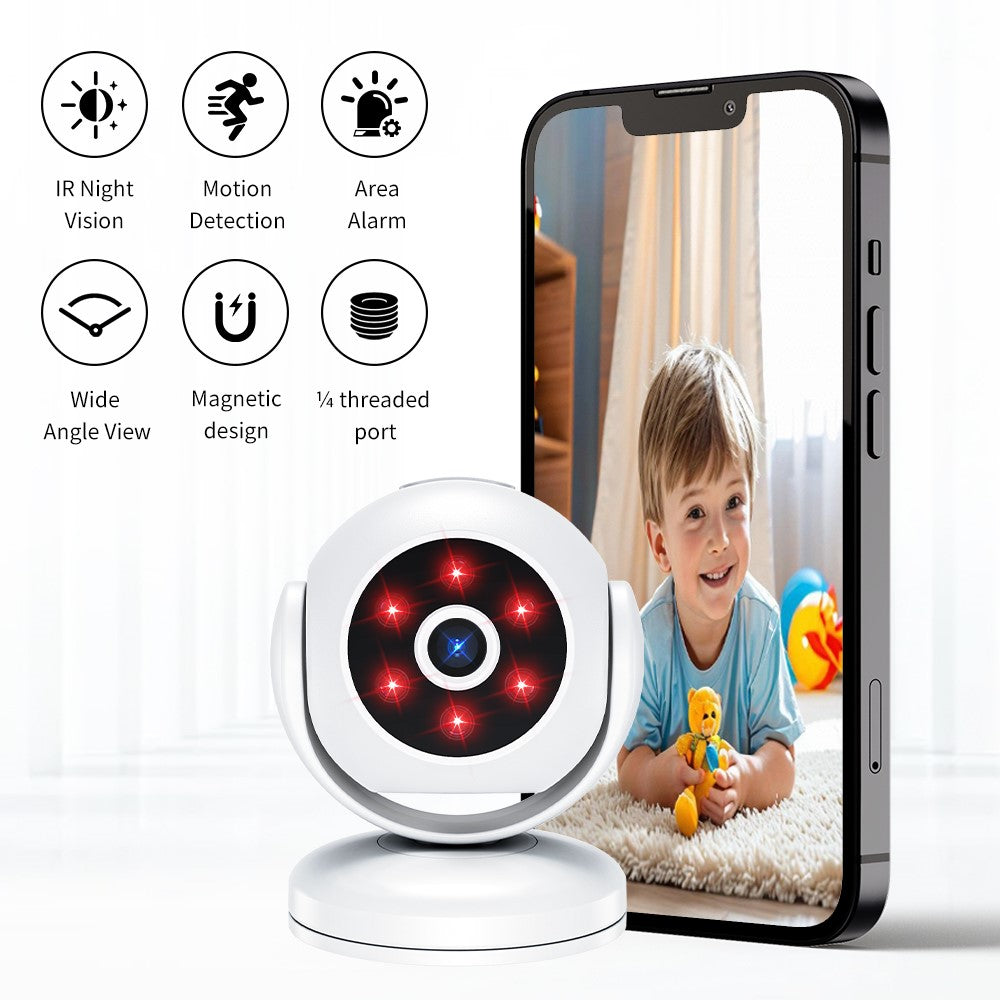 A5 Night Vision Motion Detection Camera 1080P HD 170 Degree Wide Angle Smart WiFi Camera