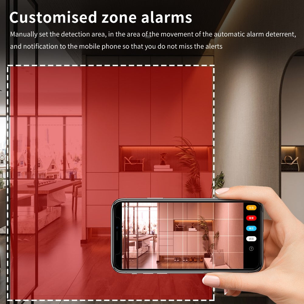 A5 Night Vision Motion Detection Camera 1080P HD 170 Degree Wide Angle Smart WiFi Camera