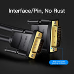 VENTION EACBH 2m 24+5 DVI till VGA-kabel 1080P 60Hz Hane till Hane Förgylld Adapterkabel