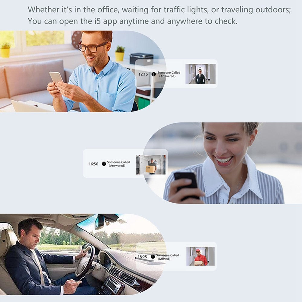 i5 VGA Network Night Vision Visual Smart Doorbell Phone APP Two-Way Voice Talk Smart Door Bell