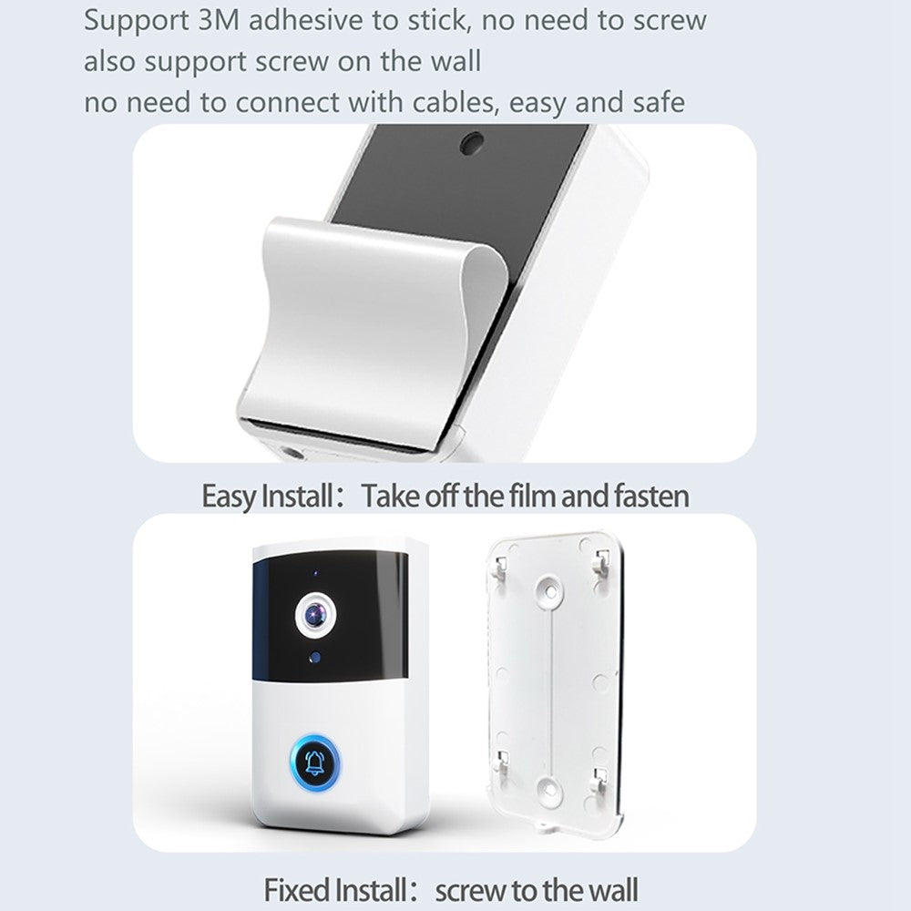 i5 VGA Network Night Vision Visual Smart Doorbell Phone APP Two-Way Voice Talk Smart Door Bell