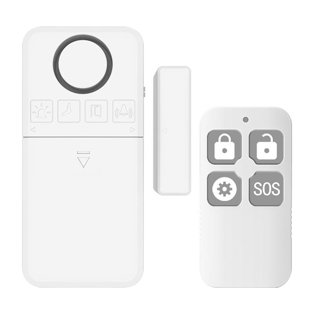 DR100 Security Alarm Remote Control Magnetic Sensor 130dB Home Anti-Theft System Wireless Protection Device