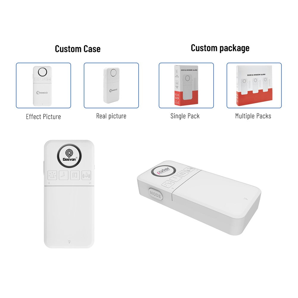 DR100 Security Alarm Remote Control Magnetic Sensor 130dB Home Anti-Theft System Wireless Protection Device