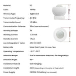 ZMS16 Zigbee Smart PIR Motion Sensor APP Remote Control Magnetic Wireless Detector ( Battery Powered )