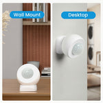 ZMS16 Zigbee Smart PIR Motion Sensor APP Remote Control Magnetic Wireless Detector ( Battery Powered )