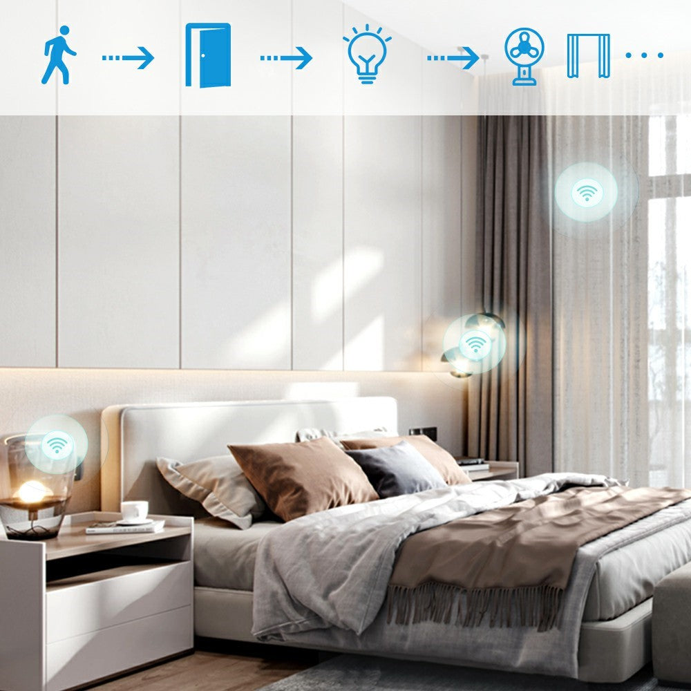 ZMS16 Zigbee Smart PIR Motion Sensor APP Remote Control Magnetic Wireless Detector ( Battery Powered )