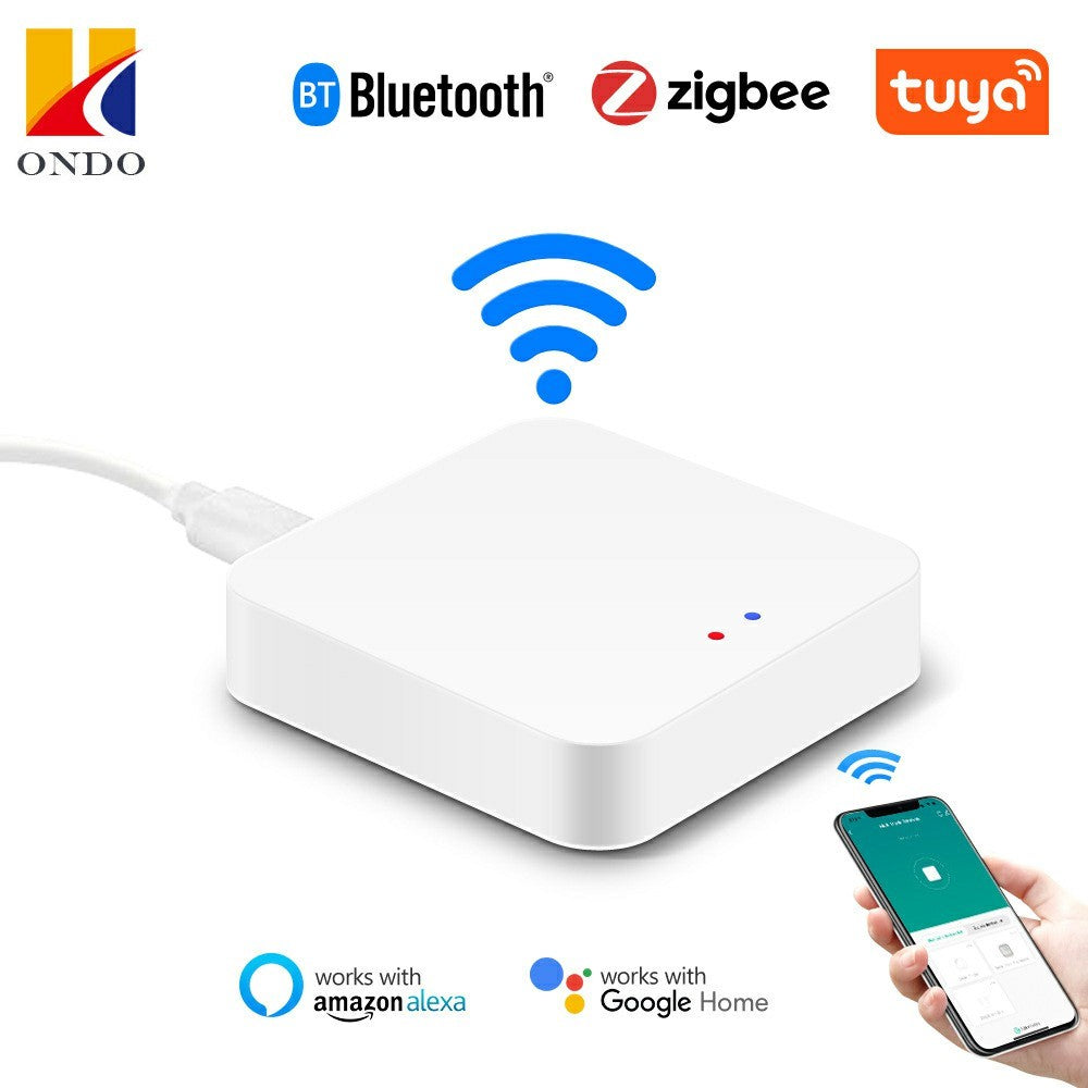 GW02 Tuya Zigbee Bluetooth-compatible Gateway Hub 2-in-1 Multi-Device Control Smart Home Remote Management