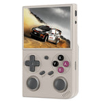 AMPOWN G350 64G Retro Handheld Game Console 3.5 Inch IPS Screen Wired Controller without TF Card