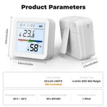 WSD017 Tuya Zigbee Smart Temperature Humidity Detector Real Time Monitoring Wireless Sensor