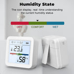 WSD017 Tuya Zigbee Smart Temperature Humidity Detector Real Time Monitoring Wireless Sensor