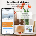 WSD017 Tuya Zigbee Smart Temperature Humidity Detector Real Time Monitoring Wireless Sensor