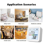 WSD017 Tuya Zigbee Smart Temperature Humidity Detector Real Time Monitoring Wireless Sensor