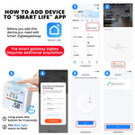 WSD017 Tuya Zigbee Smart Temperature Humidity Detector Real Time Monitoring Wireless Sensor