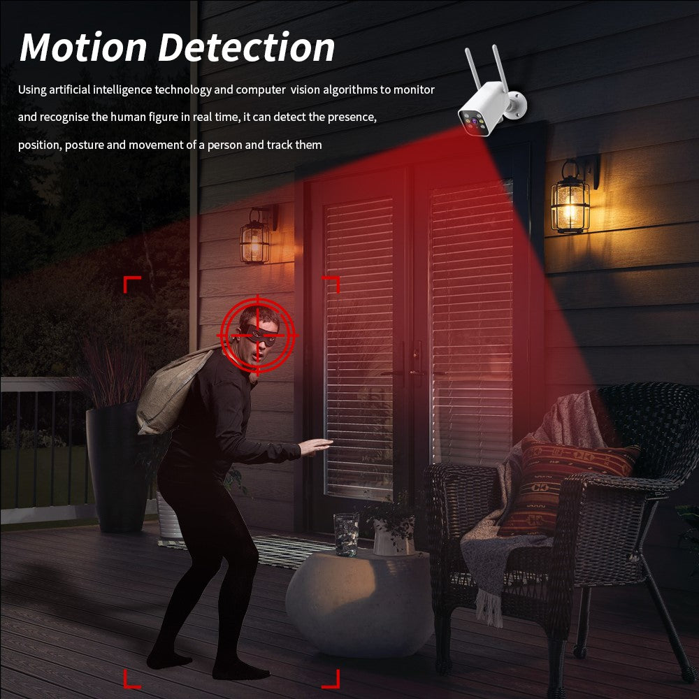 K20 1080P HD Two Way Audio WiFi Camera Night Vision Motion Tracking Home Security Cam