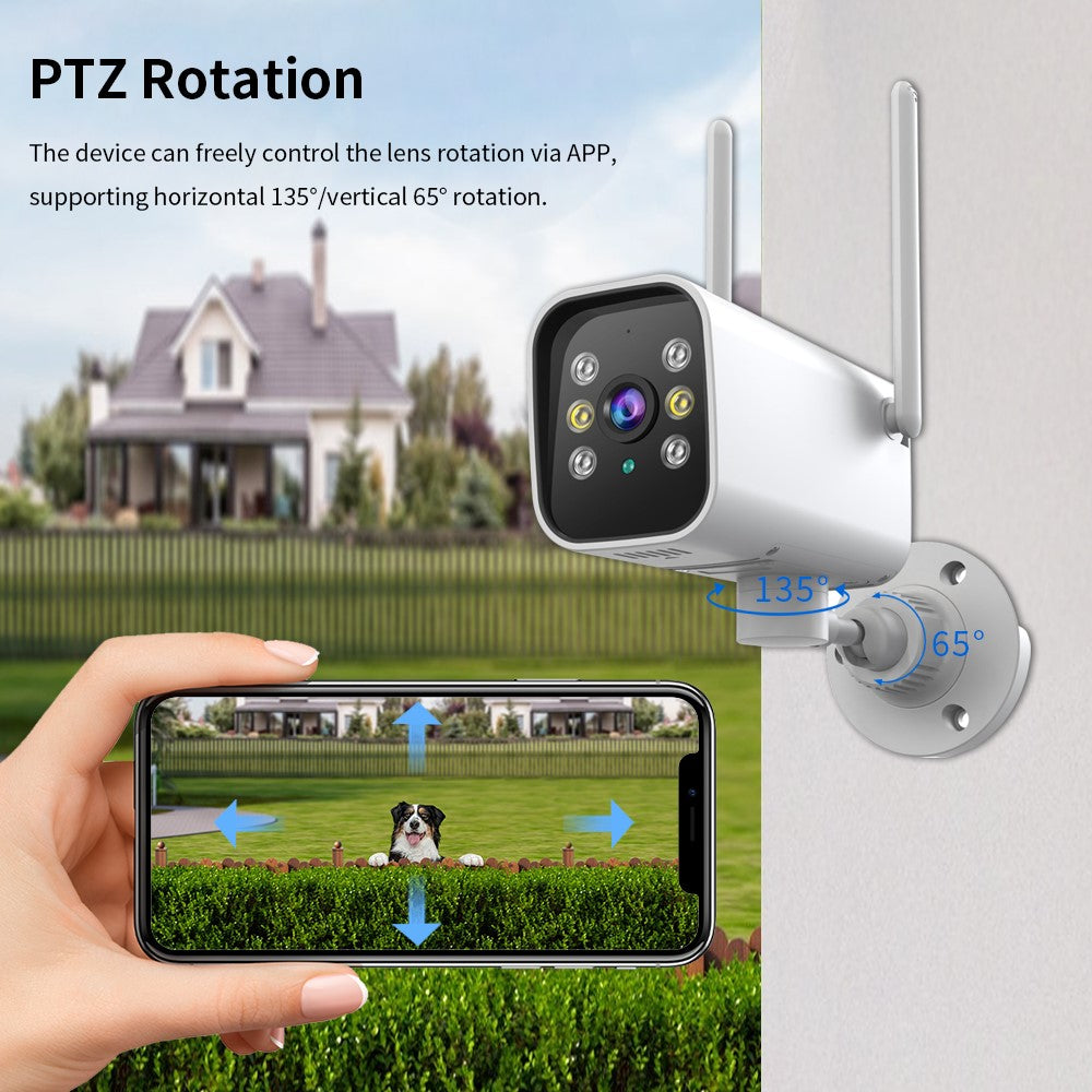 K20 1080P HD Two Way Audio WiFi Camera Night Vision Motion Tracking Home Security Cam