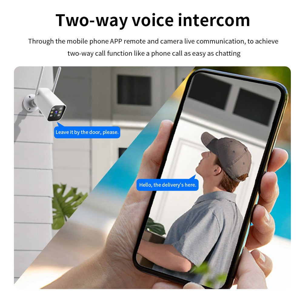 K20 1080P HD Two Way Audio WiFi Camera Night Vision Motion Tracking Home Security Cam