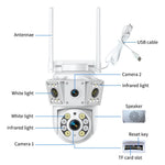 K30 1080P HD Two Way Audio Security Camera Human Detection Night Vision Pan and Tilt WiFi Camera