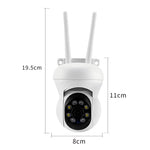 K21 360 Degree Panoramic Night Vision HD Home Security Camera Two Way Audio WiFi IP Camera