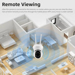 K21 360 Degree Panoramic Night Vision HD Home Security Camera Two Way Audio WiFi IP Camera