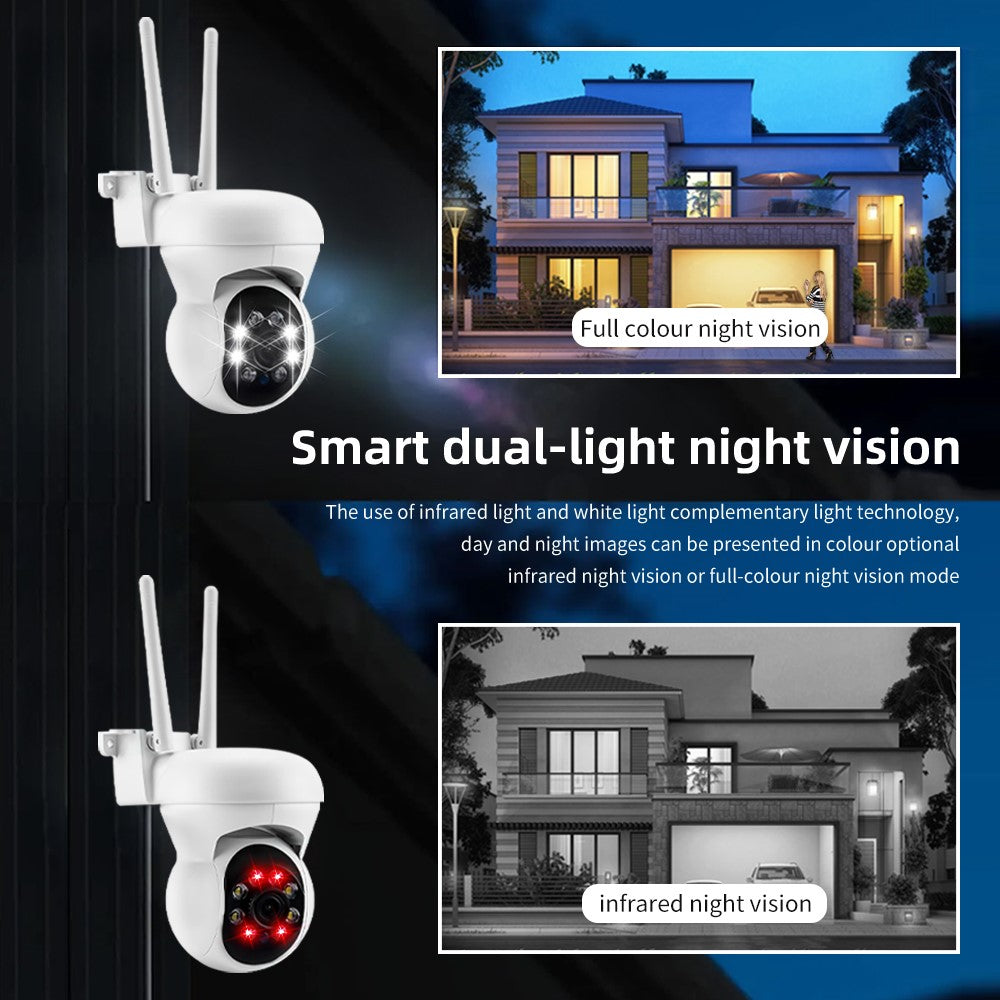 K21 360 Degree Panoramic Night Vision HD Home Security Camera Two Way Audio WiFi IP Camera