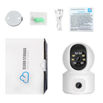 K22 Dual Lens 1080P HD Human Detection Camera Two Way Audio Home Security Night Vision WiFi Webcam