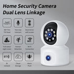 K22 Dual Lens 1080P HD Human Detection Camera Two Way Audio Home Security Night Vision WiFi Webcam
