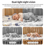 K22 Dual Lens 1080P HD Human Detection Camera Two Way Audio Home Security Night Vision WiFi Webcam