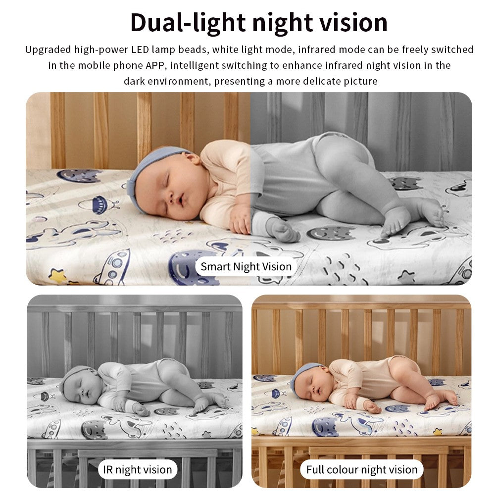 K22 Dual Lens 1080P HD Human Detection Camera Two Way Audio Home Security Night Vision WiFi Webcam
