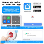 SMATRUL S0S001-WiFi SOS Button APP Remote Control Emergency Alert Tuya Smart Life Compatible