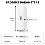 SMATRUL WSD023 WiFi RF Temperature Humidity Sensor LED Display Remote Control Smart APP Alarm Detector