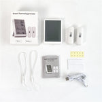 SMATRUL WSD023 WiFi RF Temperature Humidity Sensor LED Display Remote Control Smart APP Alarm Detector
