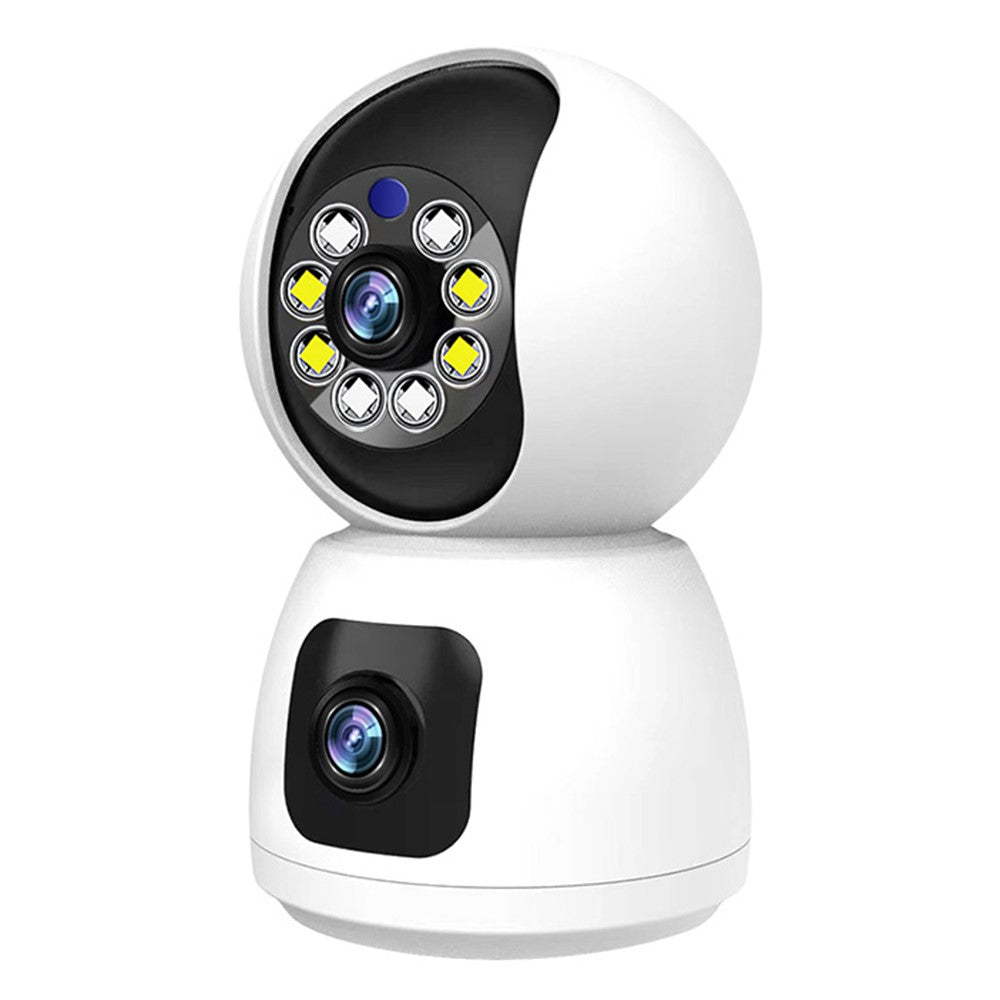 P221B Dual Lens Indoor Security Camera 2MP Two Way Audio 5X Digital Zoom Remote Monitoring Camera