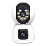 P221B Dual Lens Indoor Security Camera 2MP Two Way Audio 5X Digital Zoom Remote Monitoring Camera
