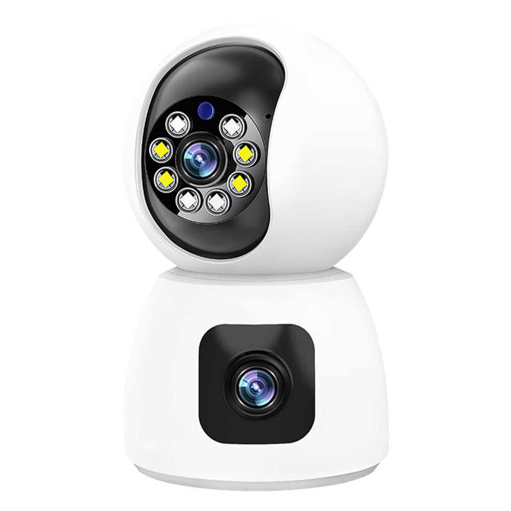 P221B Dual Lens Indoor Security Camera 2MP Two Way Audio 5X Digital Zoom Remote Monitoring Camera