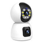 P221B Dual Lens Indoor Security Camera 2MP Two Way Audio 5X Digital Zoom Remote Monitoring Camera
