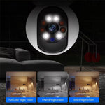 P221B Dual Lens Indoor Security Camera 2MP Two Way Audio 5X Digital Zoom Remote Monitoring Camera