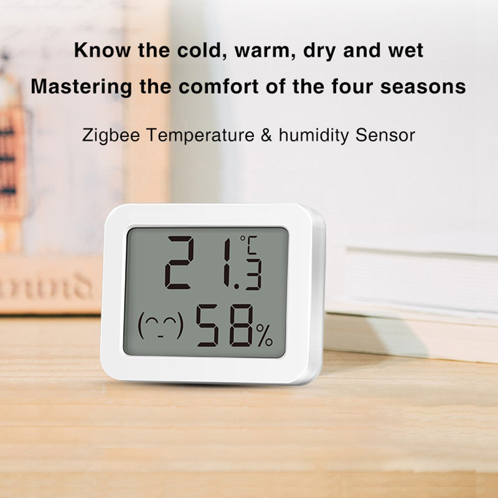 WSD500D Tuya Zigbee Smart Temperature Sensor Remote Monitoring LCD Display Humidity Detector