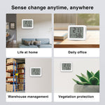 WSD500D Tuya Zigbee Smart Temperature Sensor Remote Monitoring LCD Display Humidity Detector