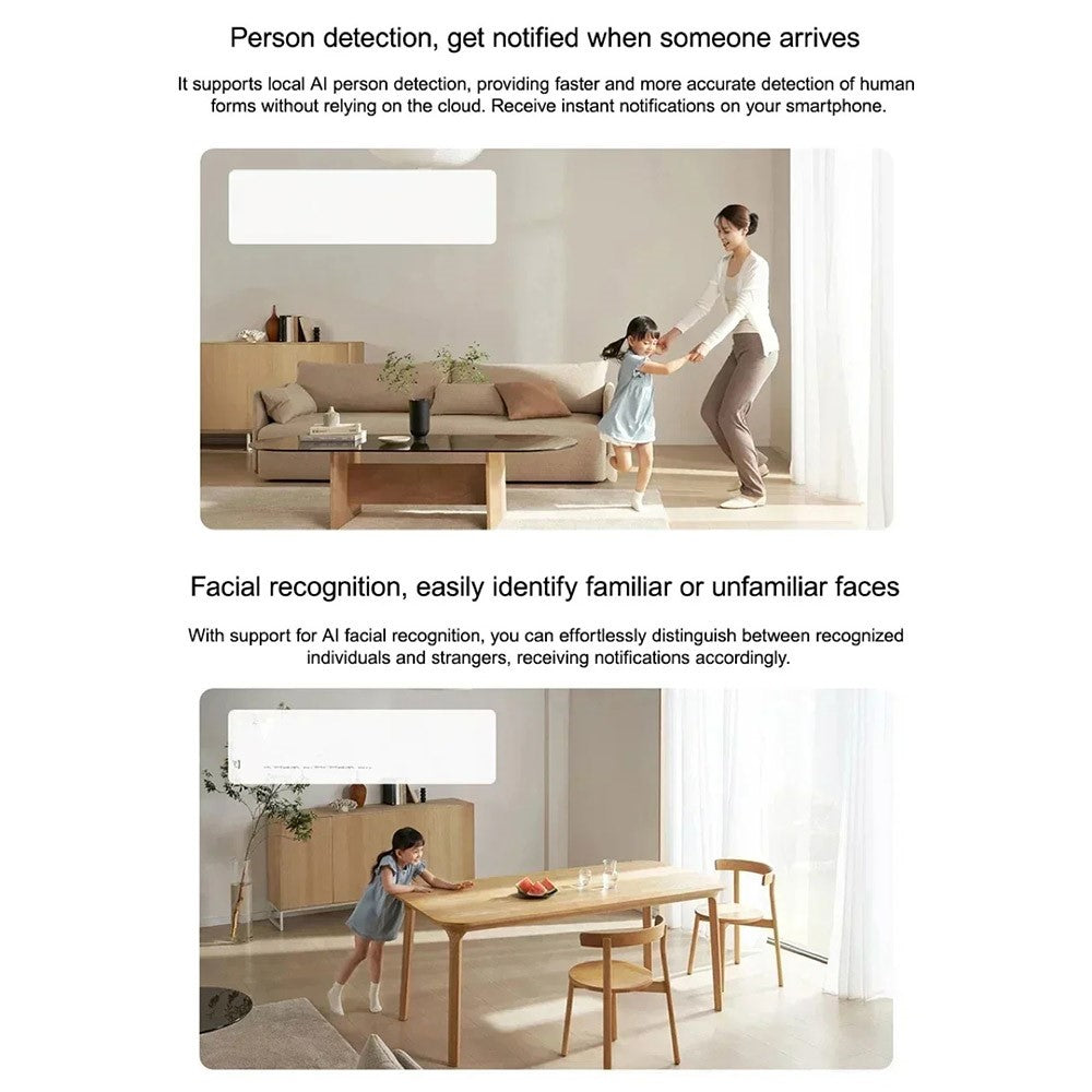 XIAOMI Smart Camera 3 PTZ Version Night Vision Two Way Audio WiFi Camera for Home Security, CN Plug (Chinese Version)