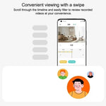 XIAOMI Smart Camera 3 PTZ Version Night Vision Two Way Audio WiFi Camera for Home Security, CN Plug (Chinese Version)