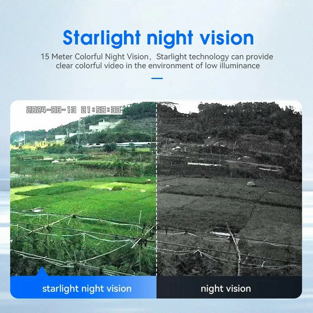 V421A WiFi Outdoor Security Camera Full Color Night Vision 360 Degree Panoramic Monitor Cam