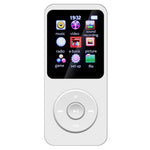 T1 1,8 tommer skærm bærbar MP4-musikafspiller Bluetooth-kompatibel e-bog FM-radio (uden TF-kort)