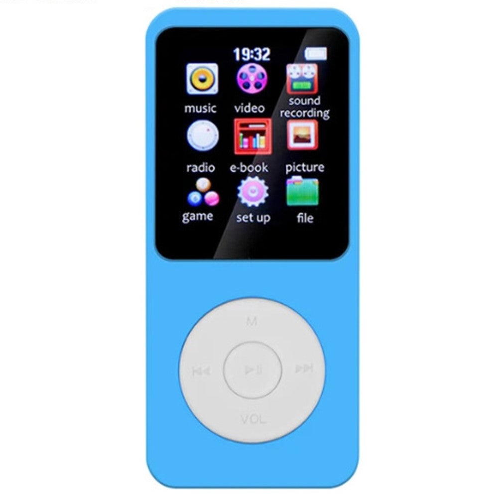 T1 1,8 tommer skærm bærbar MP4-musikafspiller Bluetooth-kompatibel e-bog FM-radio (uden TF-kort)