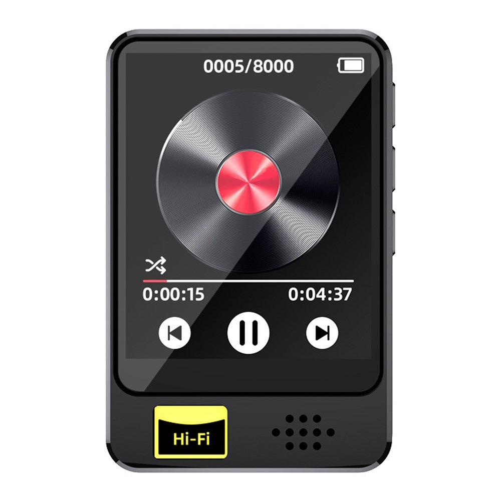 T5 1.77 Inch Touch Screen MP4 Player Bluetooth-Compatible Radio E-Book Reader Voice Recorder (With 64G TF Card)