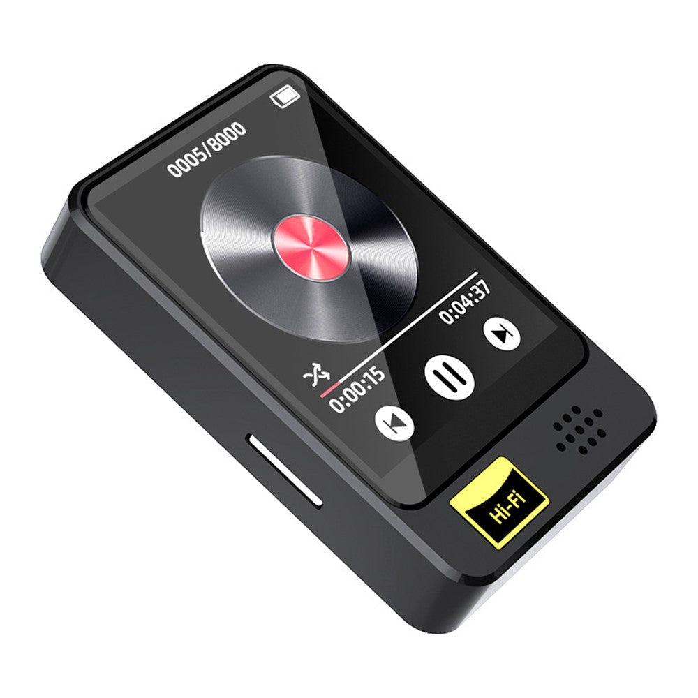 T5 1.77 Inch Touch Screen MP4 Player Bluetooth-Compatible Radio E-Book Reader Voice Recorder (With 64G TF Card)