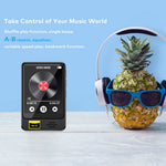 T5 1.77 Inch Touch Screen MP4 Player Bluetooth-Compatible Radio E-Book Reader Voice Recorder (With 64G TF Card)