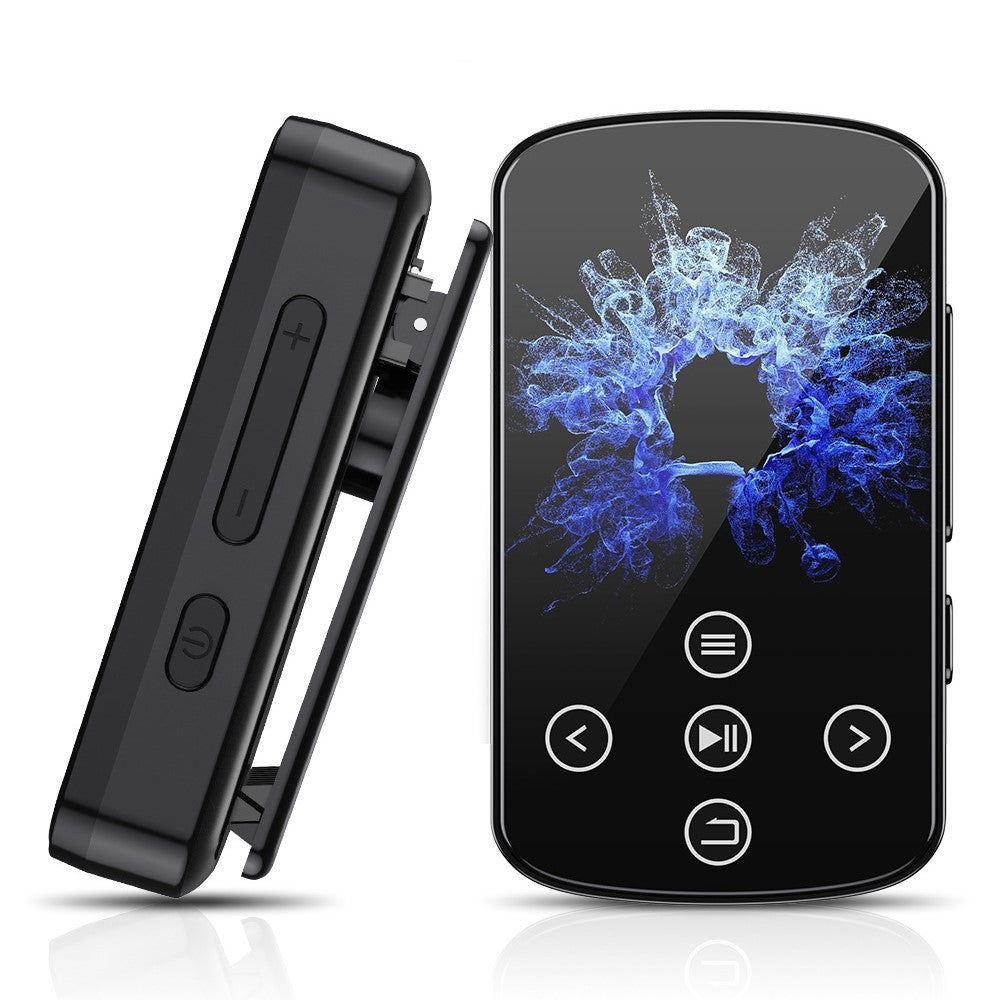 T8 1.54 Inch Touch Screen MP4 Player Bluetooth-Compatible FM Radio E-Book Reader with Back Clip (Without TF Card)