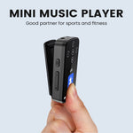 T8 1.54 Inch Touch Screen MP4 Player Bluetooth-Compatible FM Radio E-Book Reader with Back Clip (Without TF Card)