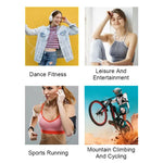 T8 1.54 Inch Touch Screen MP4 Player Bluetooth-Compatible FM Radio E-Book Reader with Back Clip (Without TF Card)